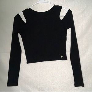 Kendal+Kylie black crop top